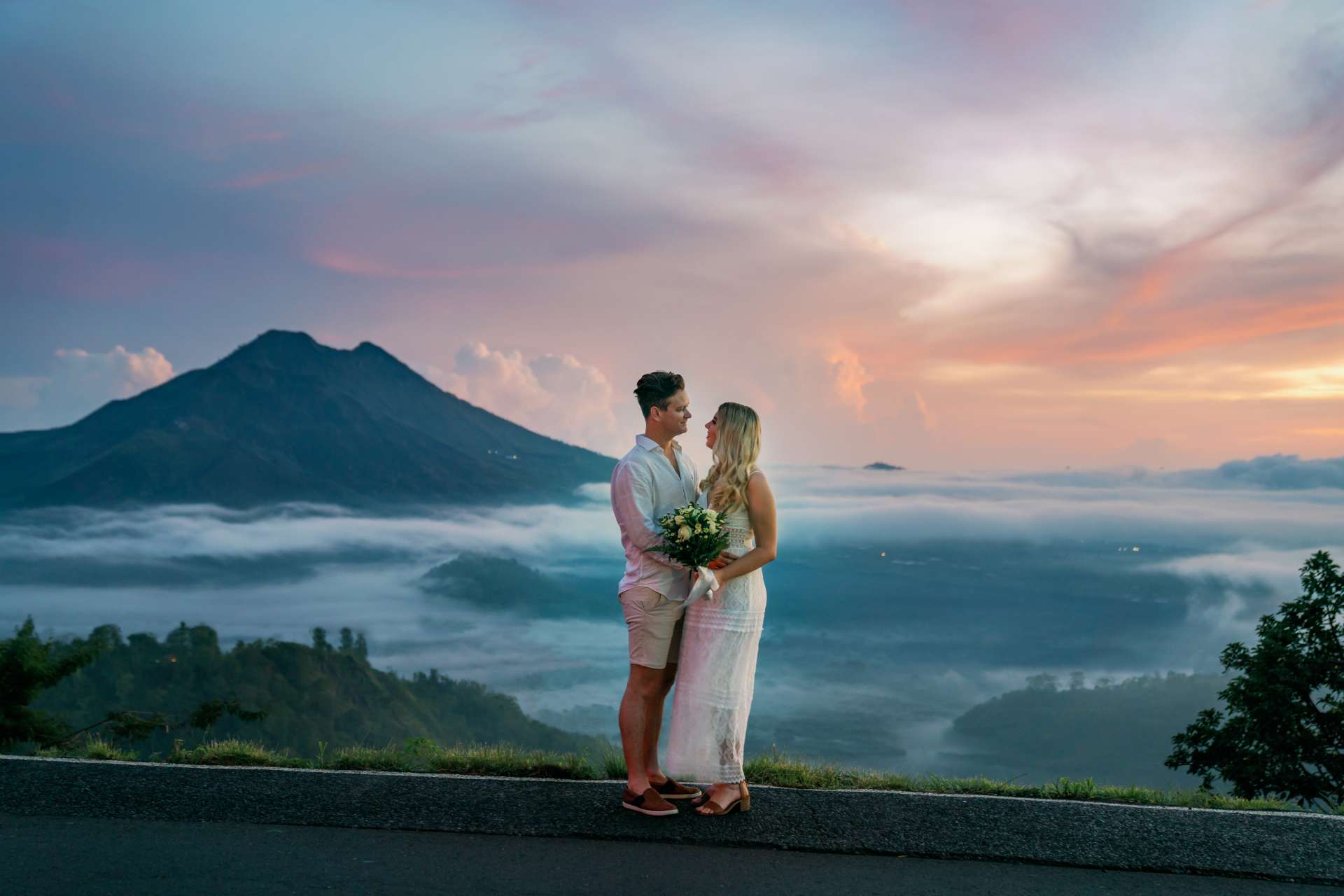 mykeala kim engagement session bali batur black lava
