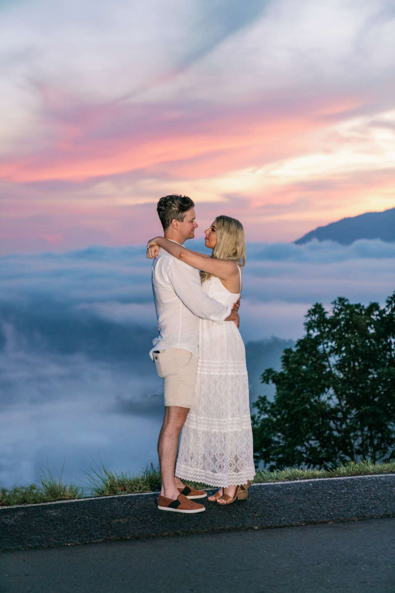 mykeala kim engagement session bali batur black lava