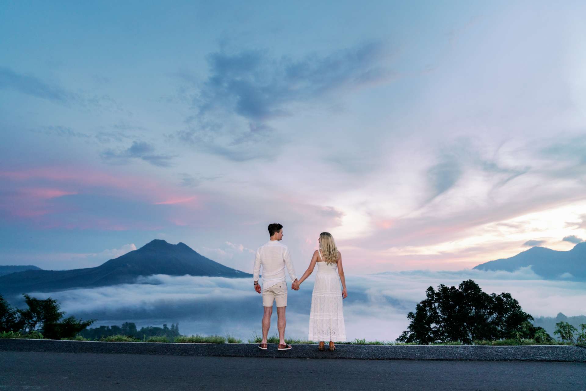 mykeala kim engagement session bali batur black lava