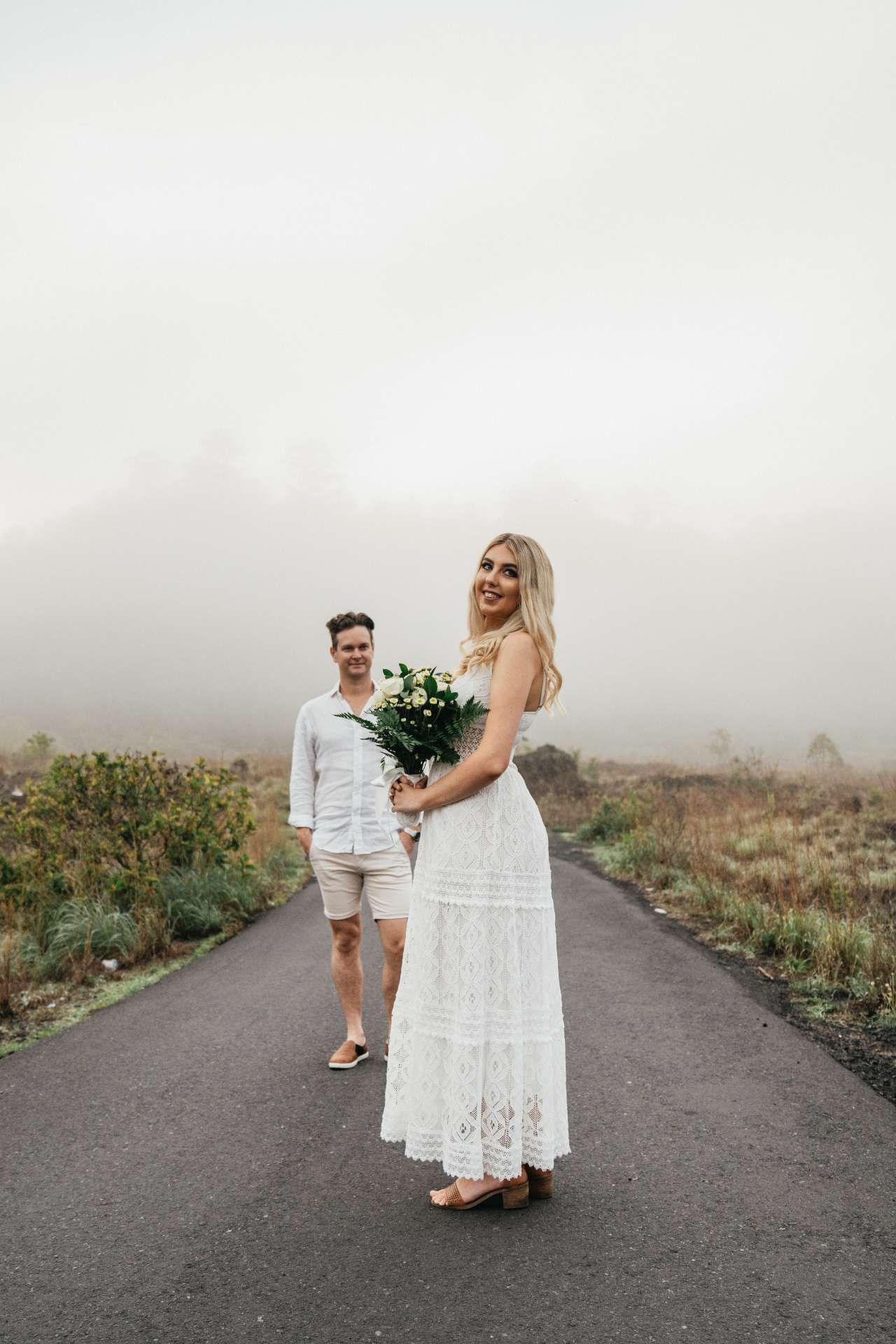 mykeala kim engagement session bali batur black lava