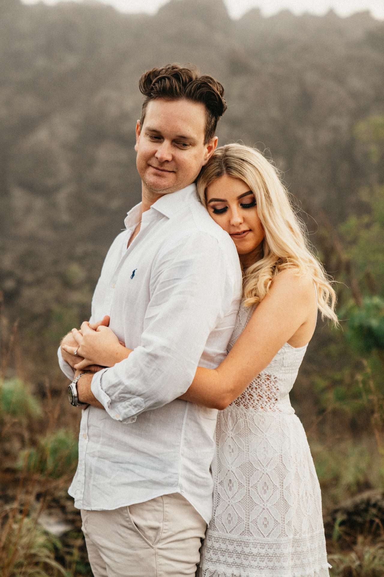 mykeala kim engagement session bali batur black lava