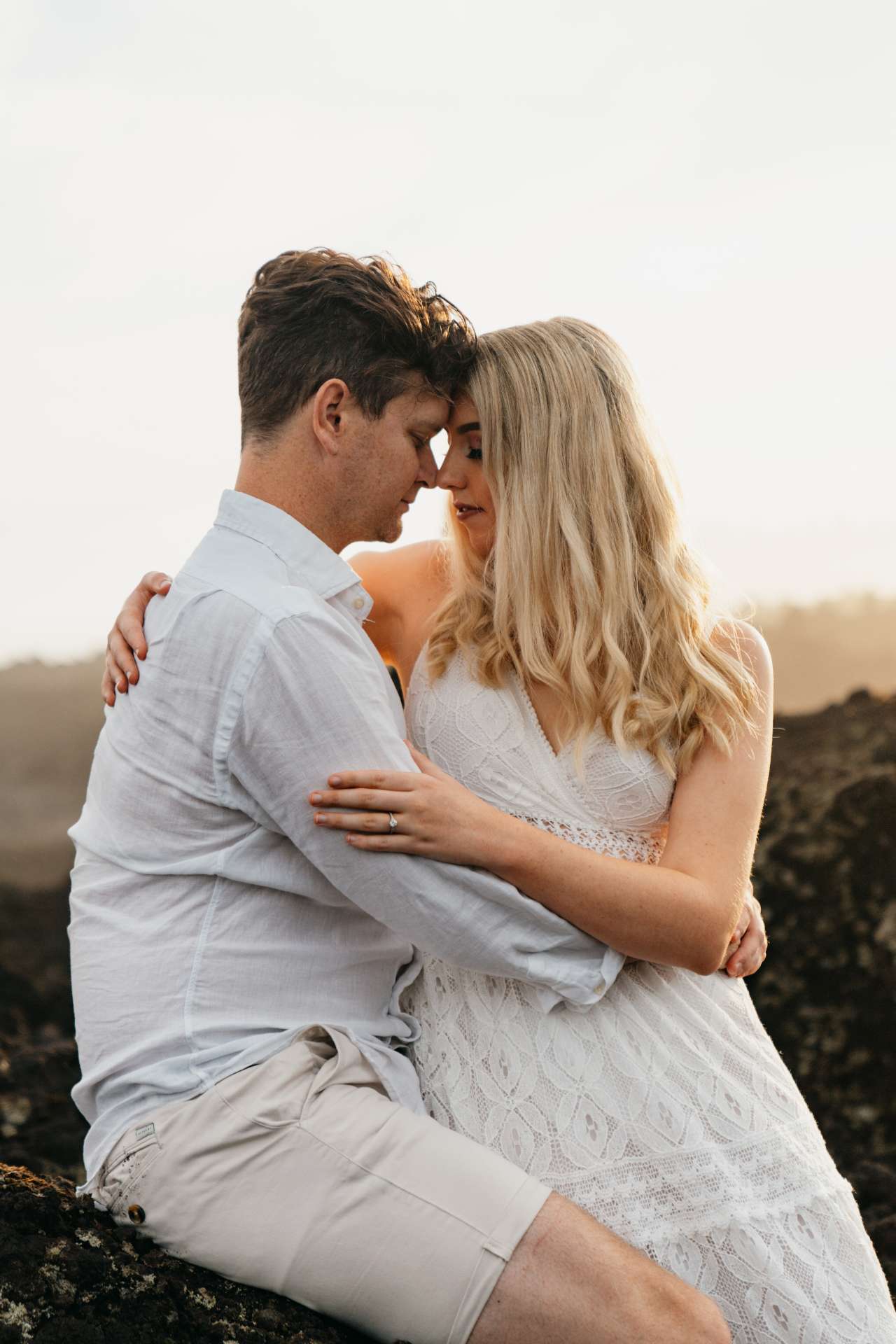 mykeala kim engagement session bali batur black lava