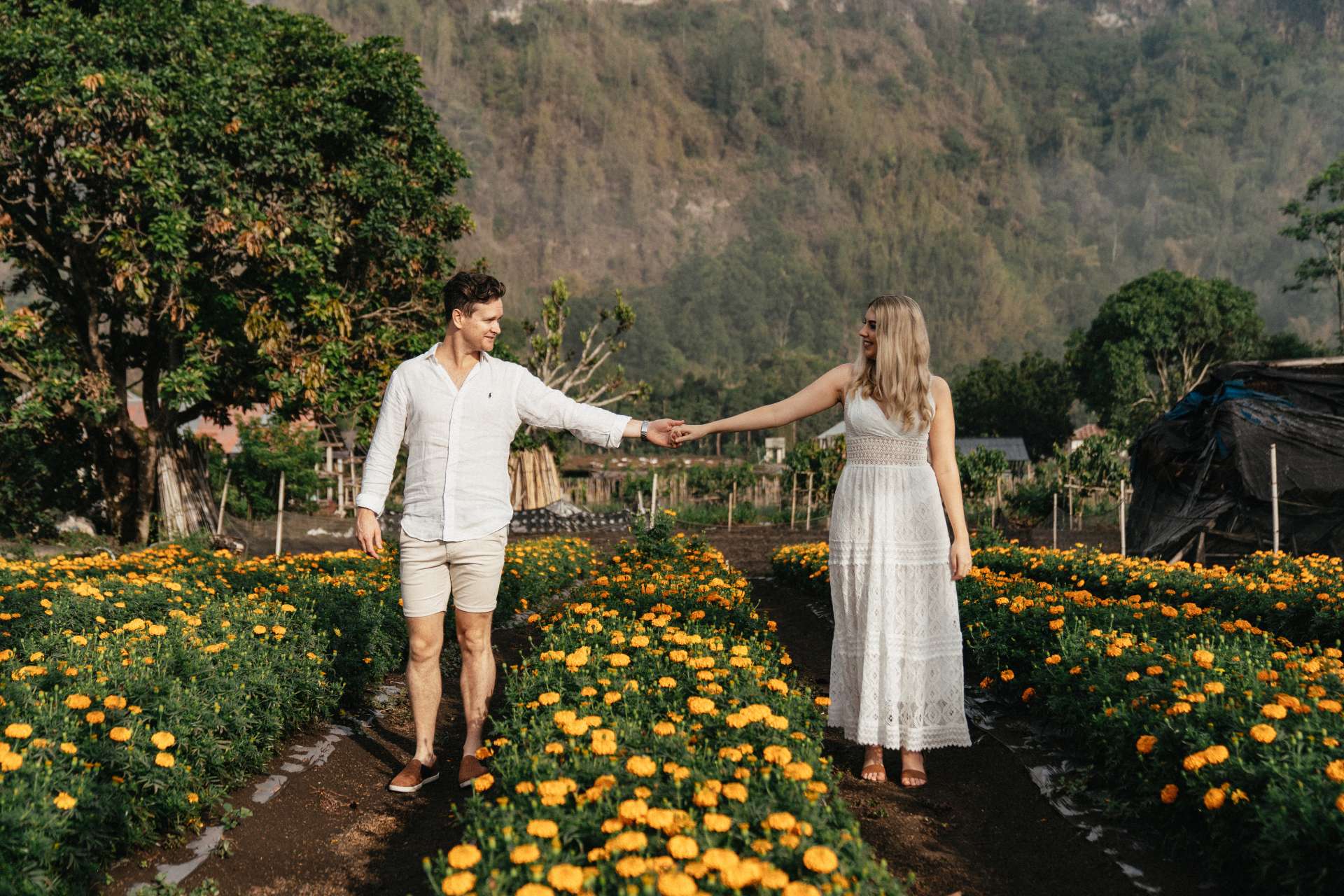 mykeala kim engagement session bali batur black lava