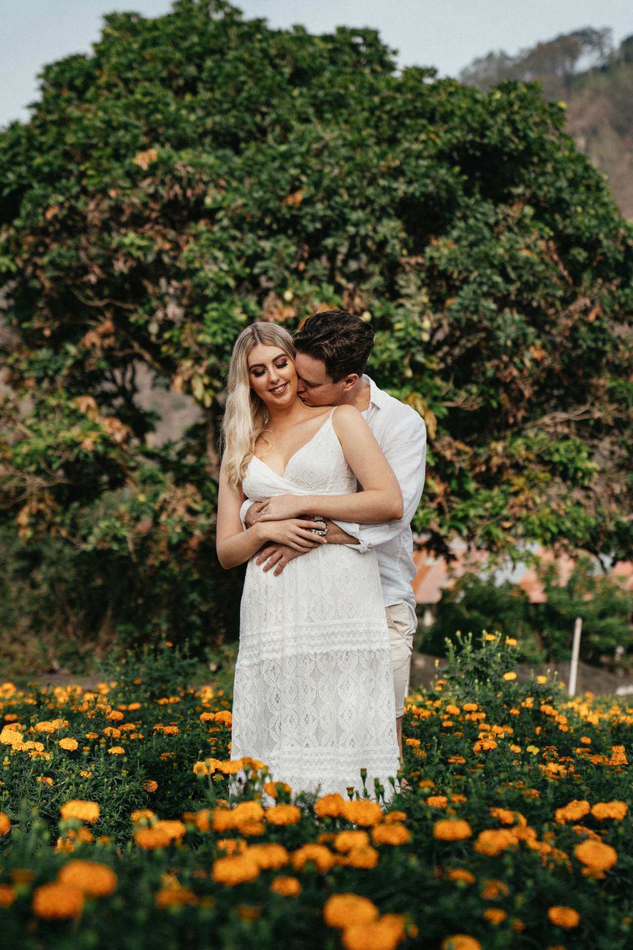 mykeala kim engagement session bali batur black lava