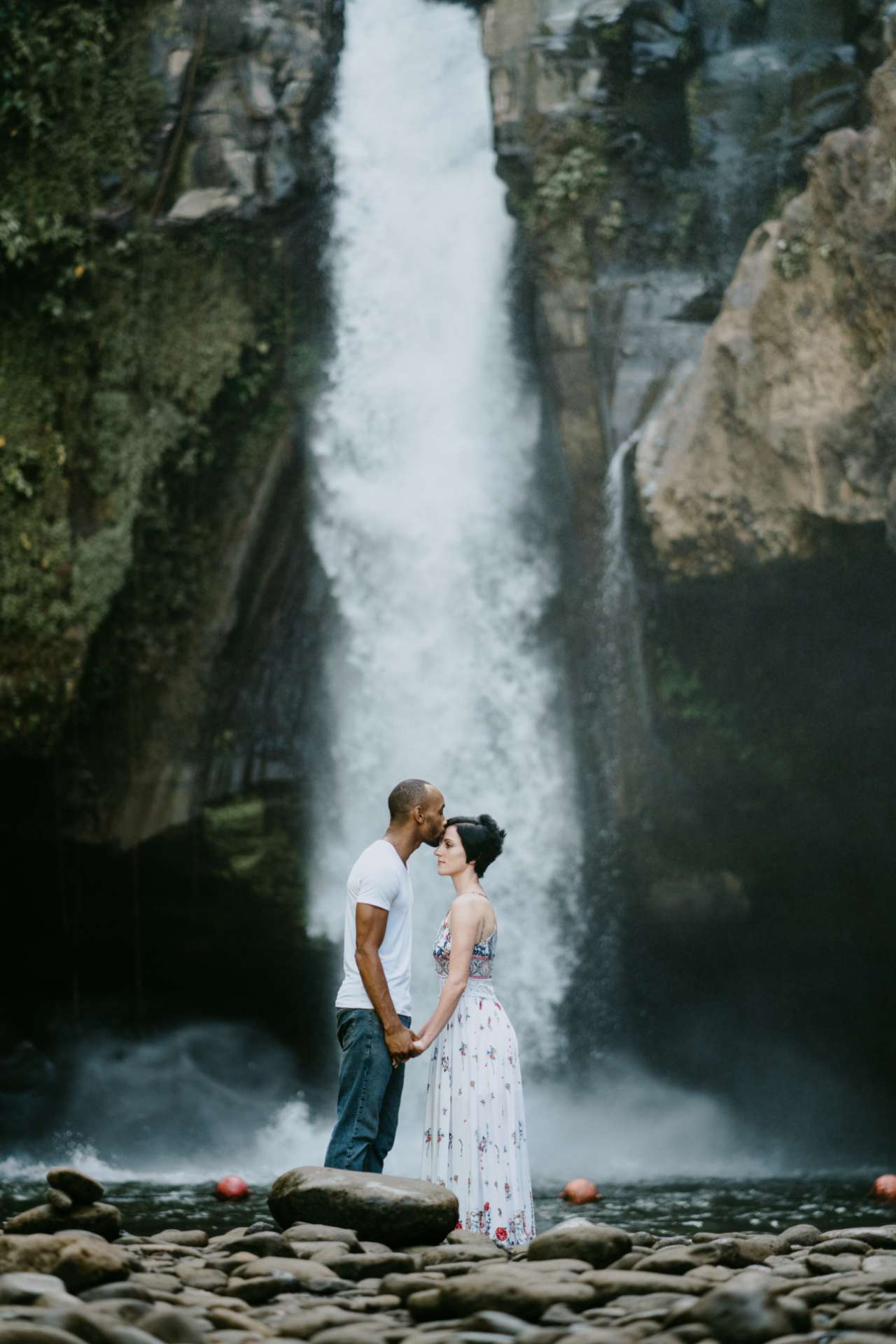 vanessa robert photoshoot blangsinga waterfall bali