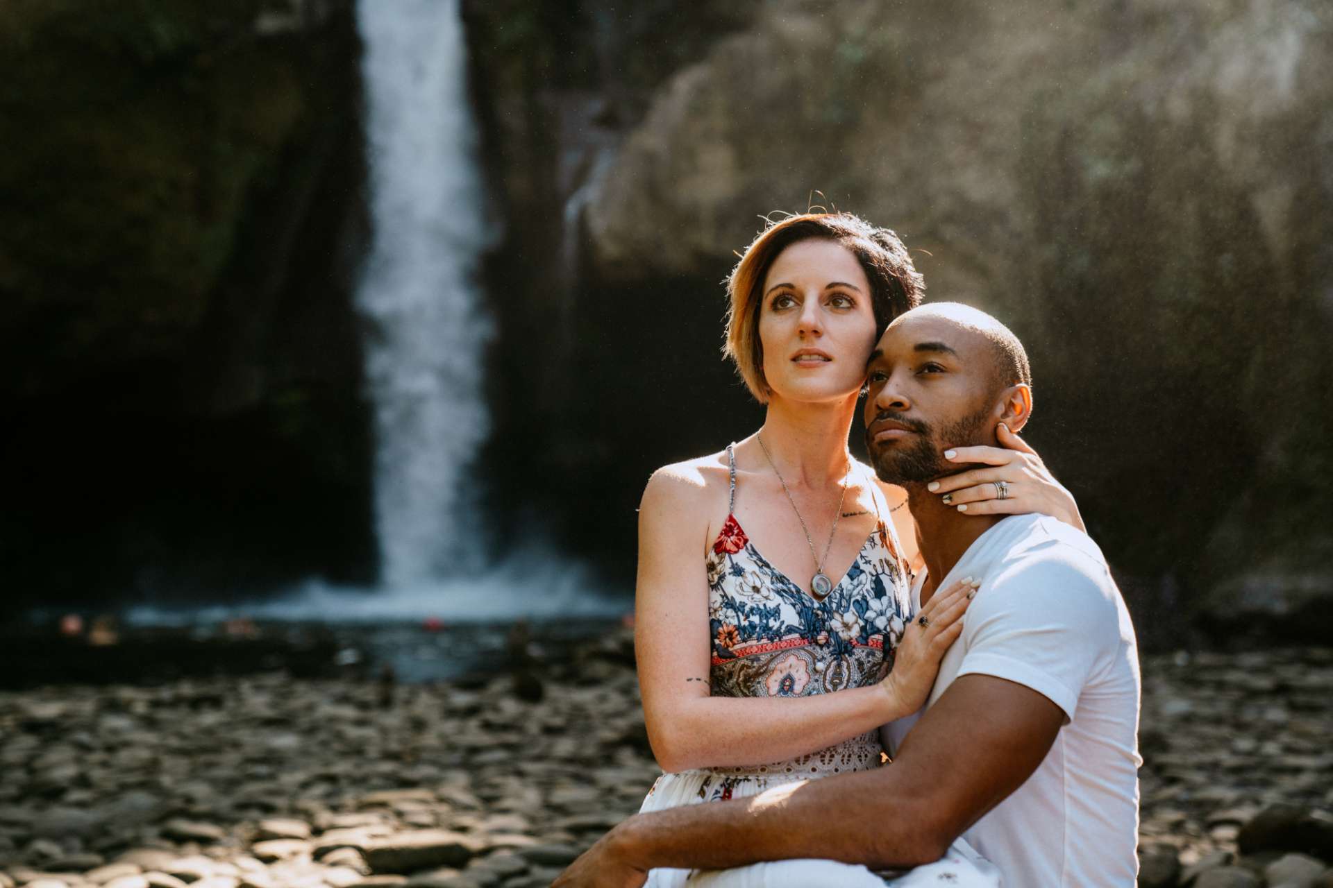 vanessa robert photoshoot blangsinga waterfall bali