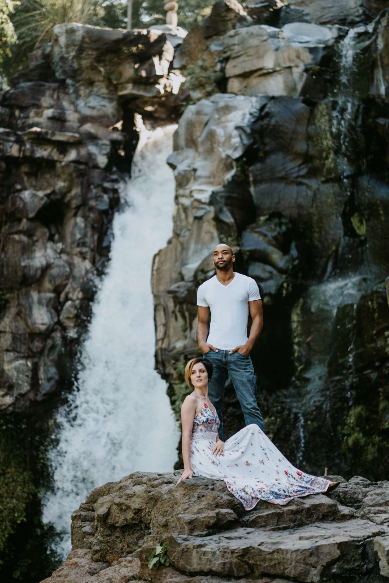 vanessa robert photoshoot blangsinga waterfall bali