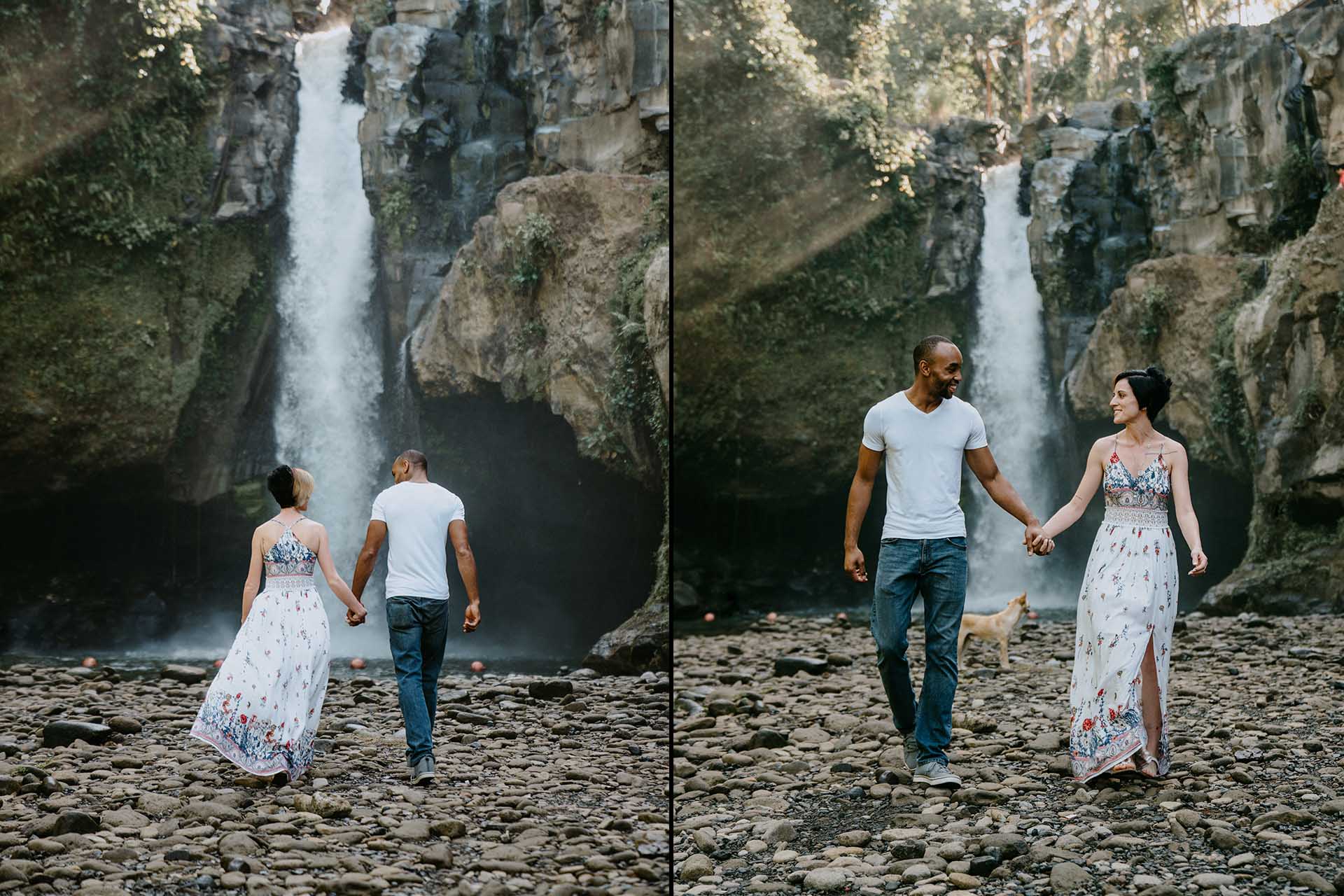 vanessa robert photoshoot blangsinga waterfall bali