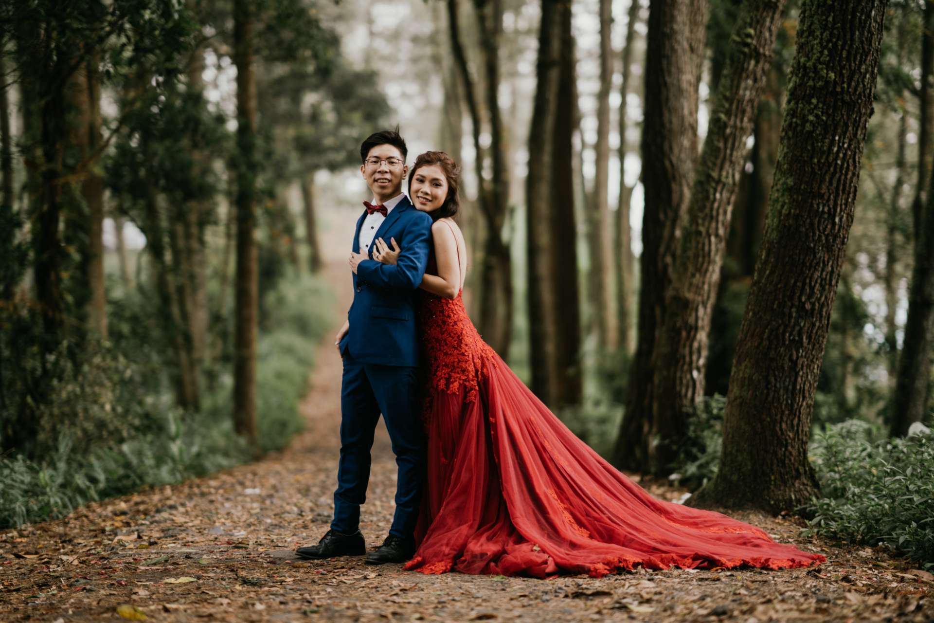 via roy prewedding bali kintamani mountain forest