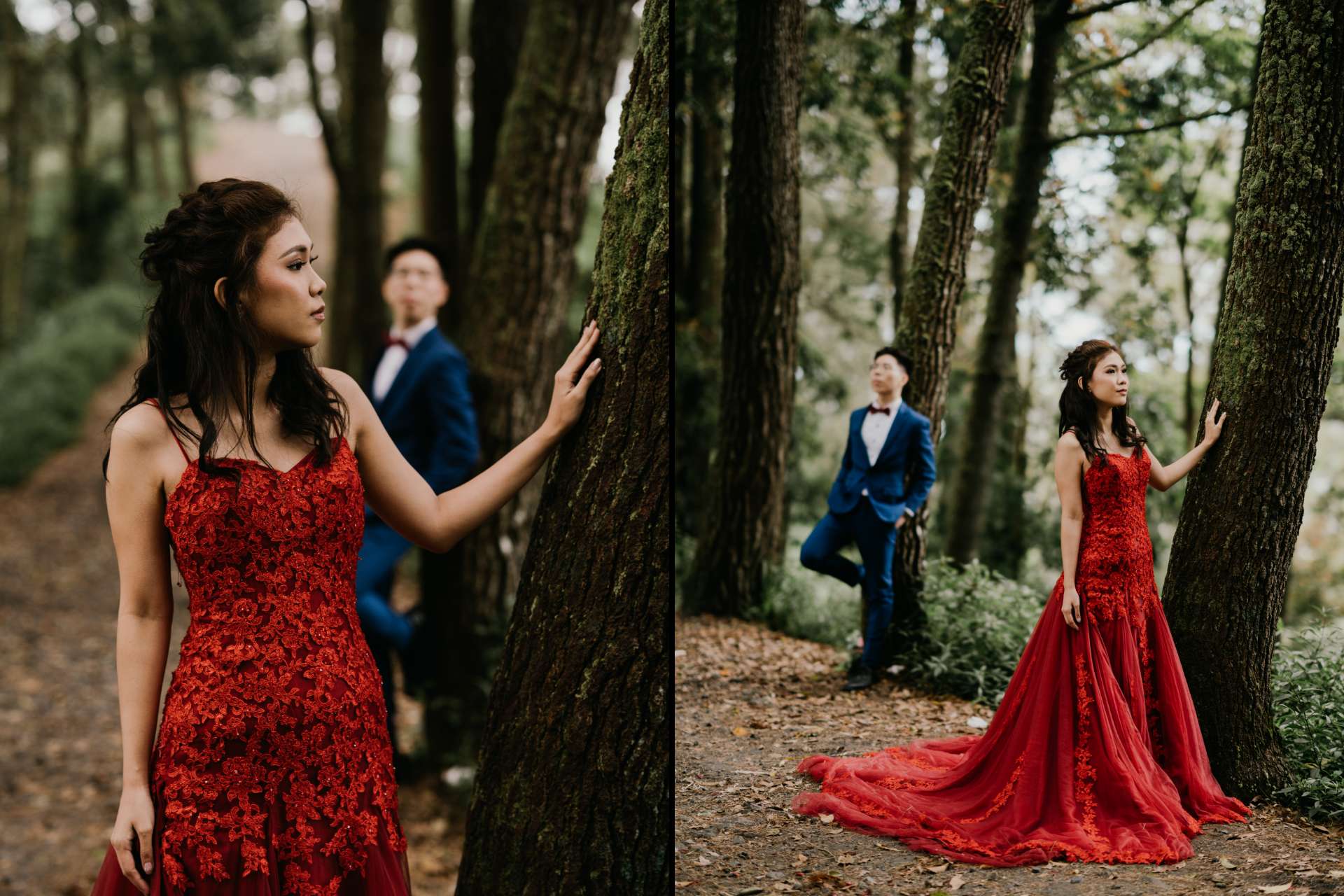 via roy prewedding bali kintamani mountain forest