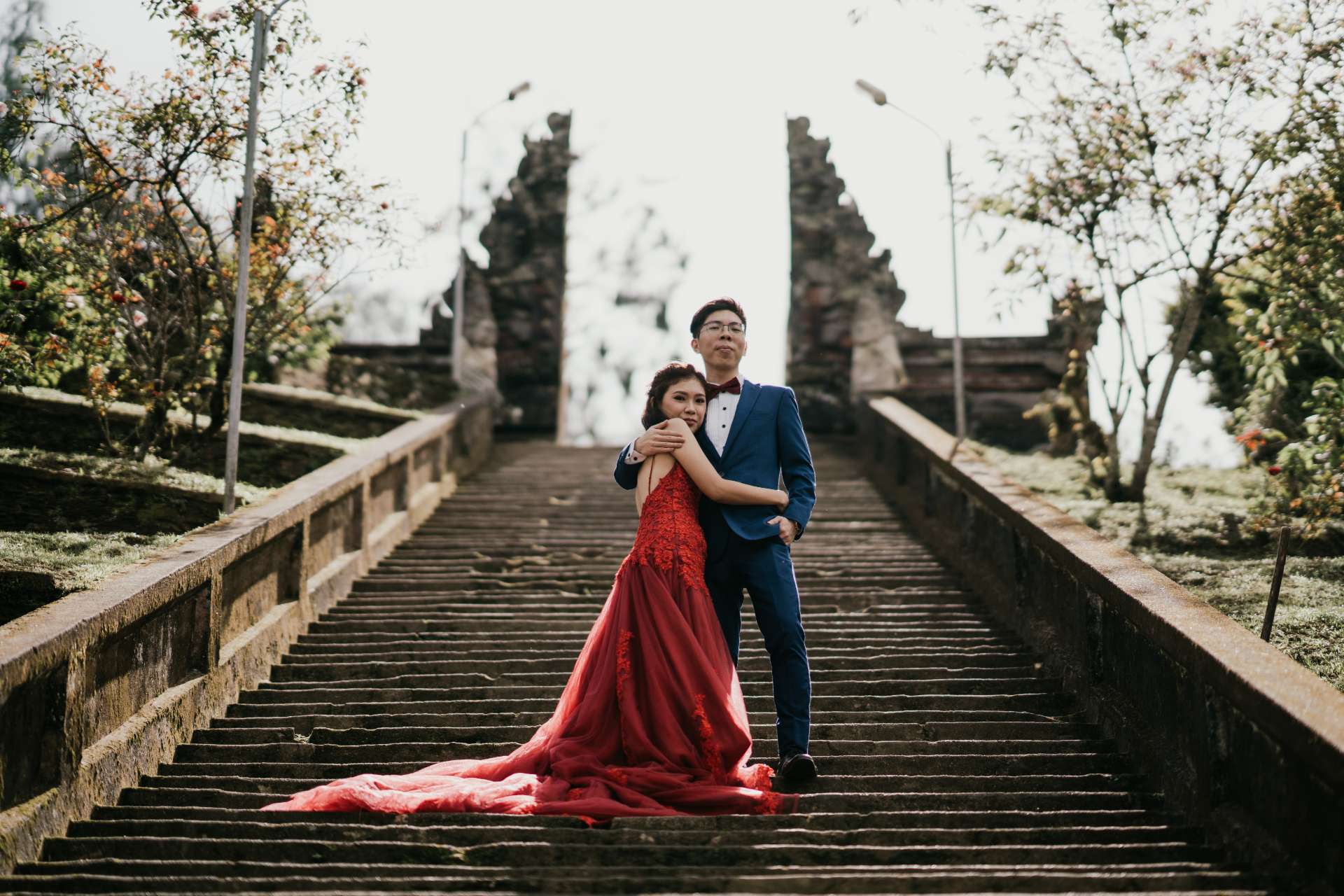 via roy prewedding bali kintamani mountain forest