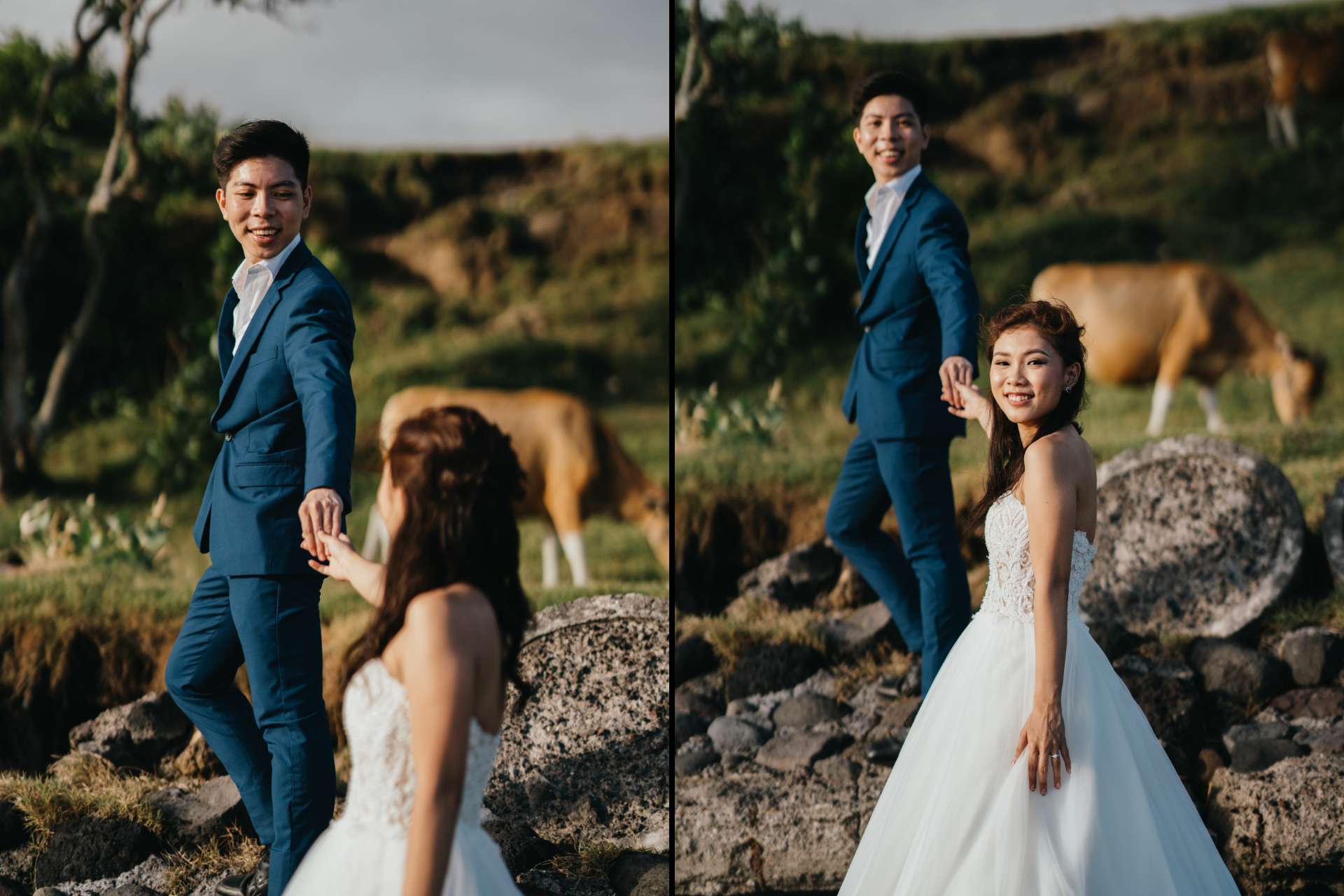 via roy prewedding bali nyayi beach