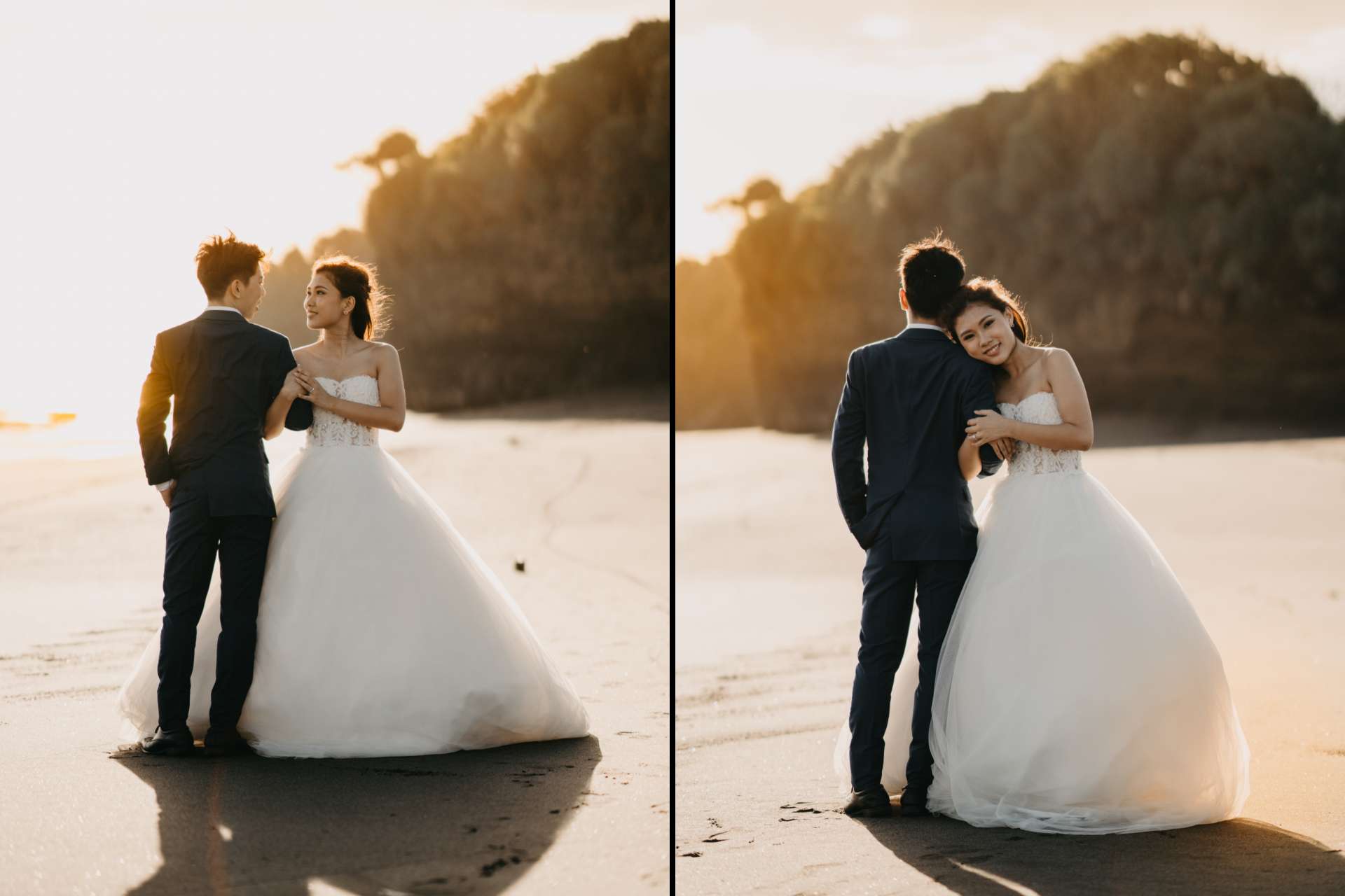 via roy prewedding bali nyayi beach