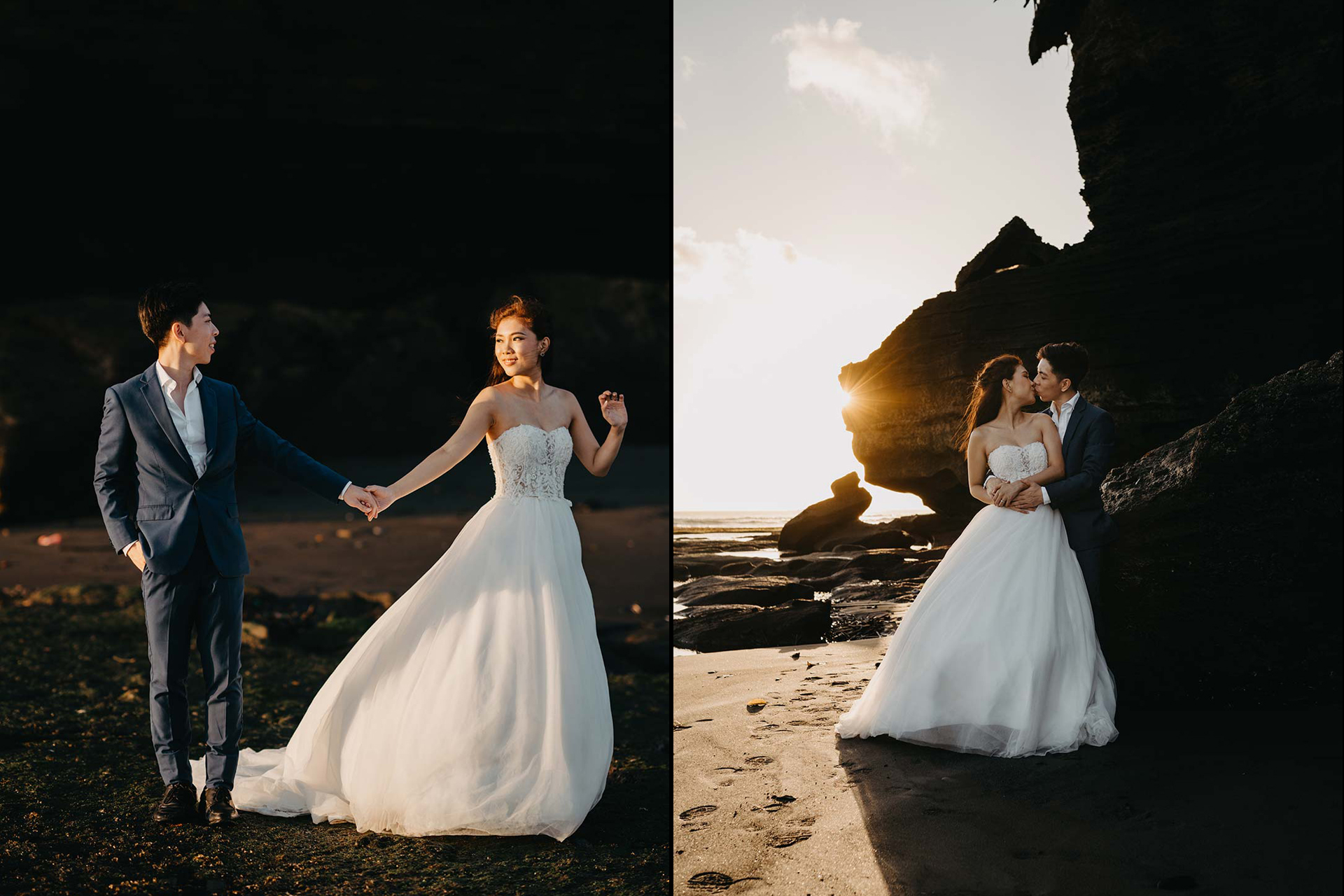 via roy prewedding bali nyayi beach