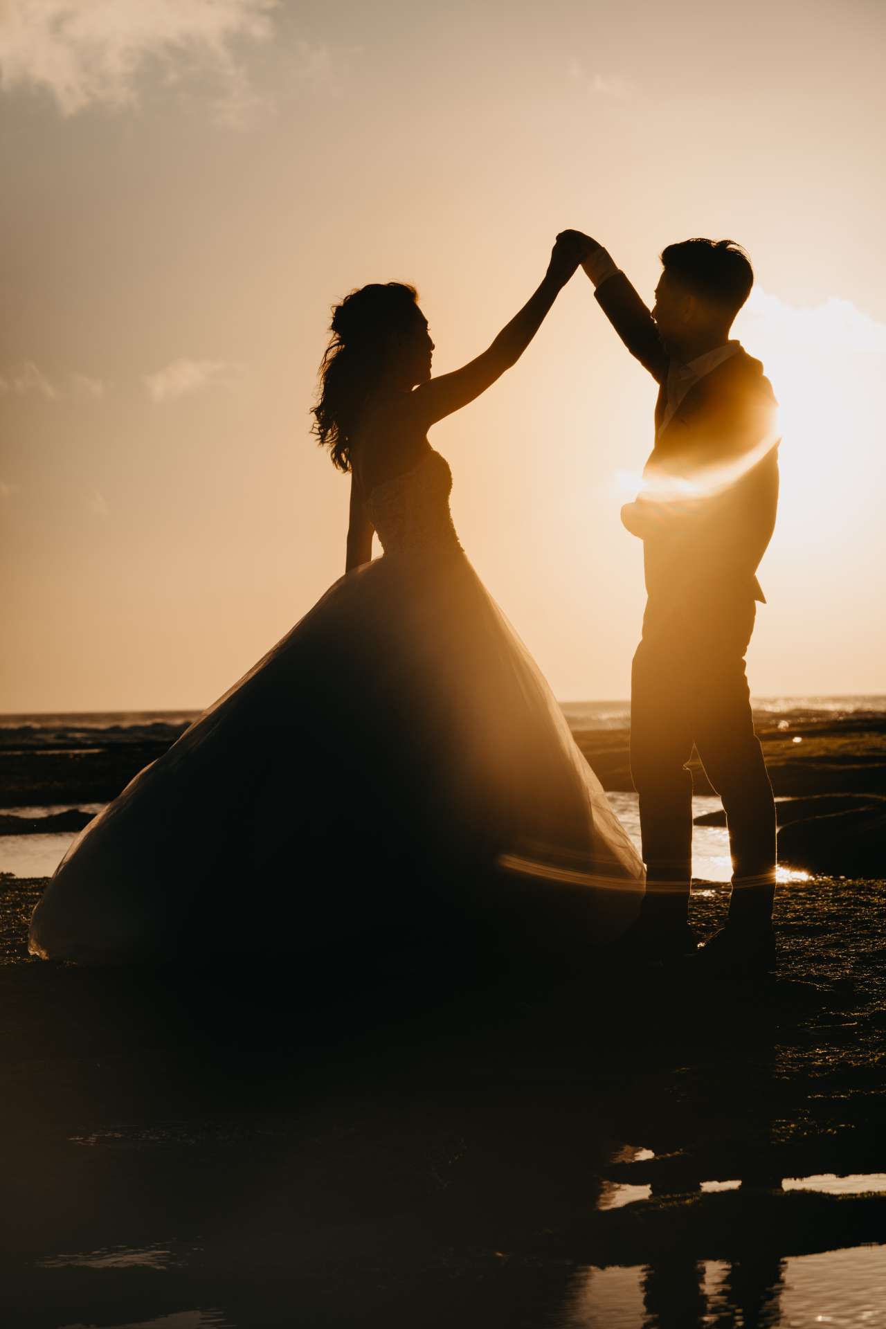 via roy prewedding bali nyayi beach